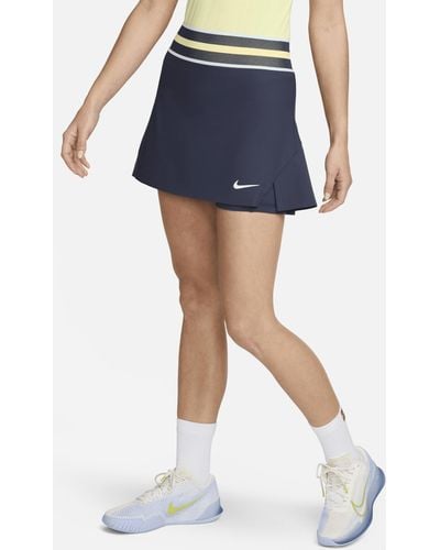 Nike Court Slam Dri-fit Tennis Skirt - Blue