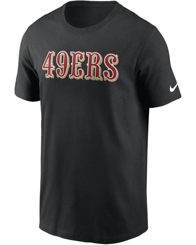 Nike San Francisco 49ers 49ers Fan Gear Primary Logo T-shirt - Black