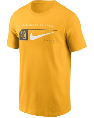 Nike Pittsburgh Pirates City Connect Logo Mlb T-shirt - Yellow