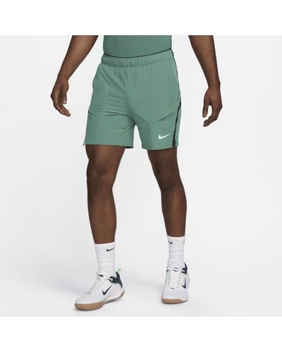 Nike Court Advantage Dri-fit 18cm (approx.) Tennis Shorts Polyester - Green