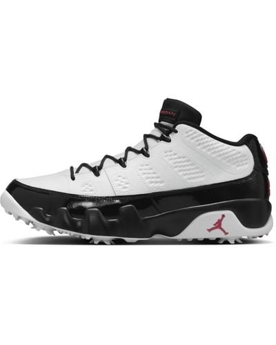 Nike Air Jordan 9 G Golf Shoes Leather - Black