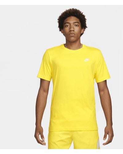 Nike Sportswear Club T-shirt - Geel