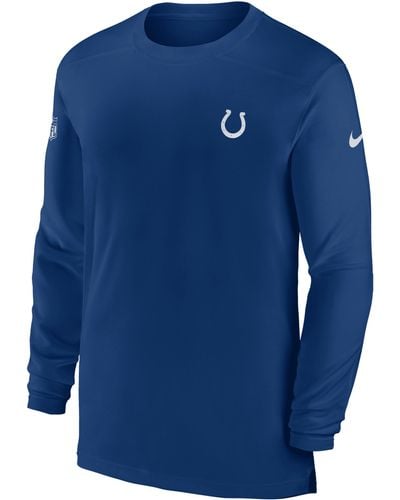 Nike Dri-FIT Lockup Coach UV (NFL Indianapolis Colts) Men's Long-Sleeve Top