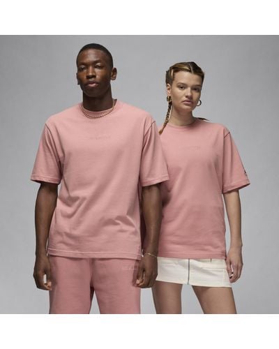 Nike Air Jordan Wordmark T-shirt - Roze