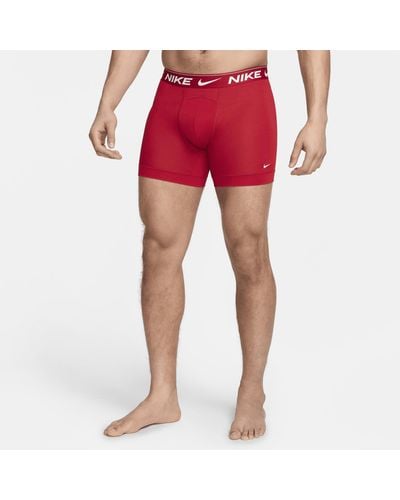 Nike Dri-fit Ultra Comfort Boxer Briefs (3-pack) - Red