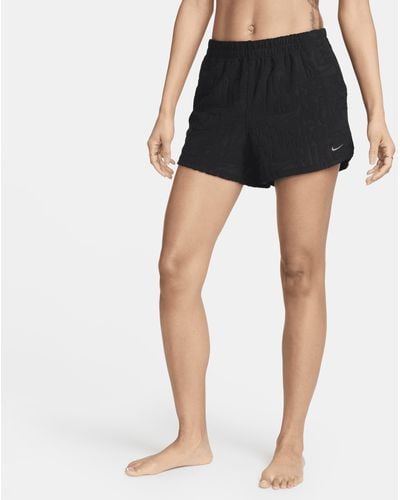 Nike Swim Retro Flow Cover-up Shorts - Black