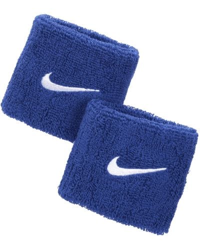 Nike Swoosh Wristbands - Blue