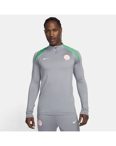 Nike Nigeria Strike Dri-fit Football Drill Top Polyester - Grey