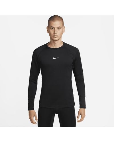 Nike Pro Warm Long-sleeve Top - Black