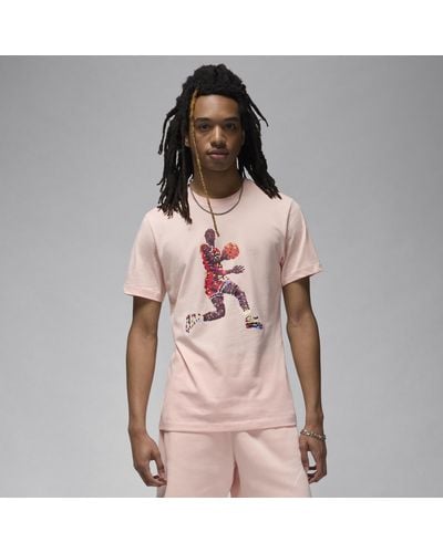 Nike Jordan Flight Essentials T-shirt Cotton - Pink