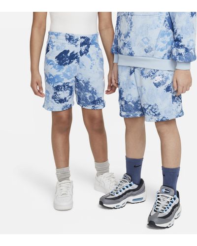 Nike Sportswear Club Fleece Shorts Van Sweatstof - Blauw