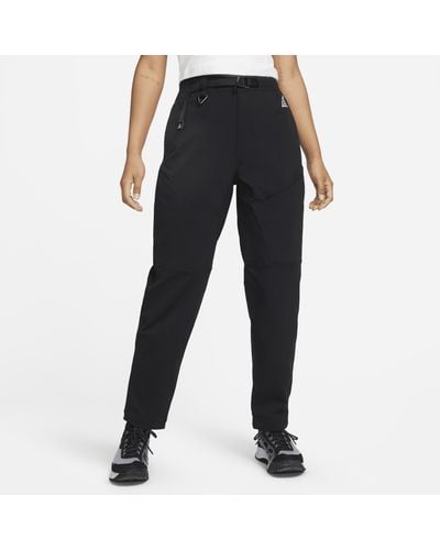 Nike Acg Mid-rise Hiking Pants Polyester - Black