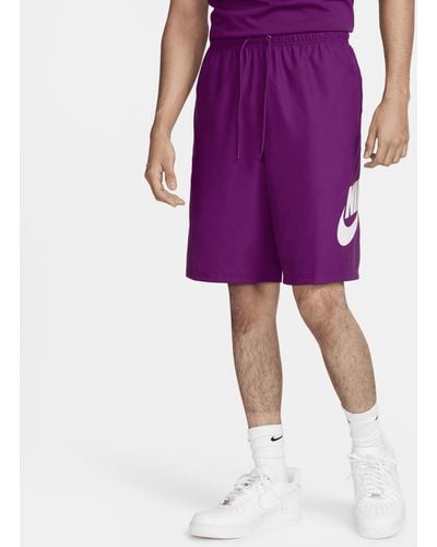Nike Club Woven Shorts - Purple