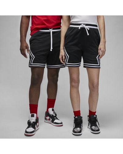 Nike Shorts diamond in tessuto jordan dri-fit sport - Nero