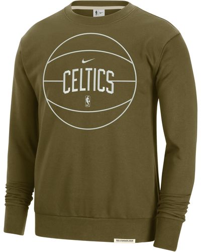 Nike Boston Celtics Standard Issue Dri-fit Nba Sweatshirt - Green