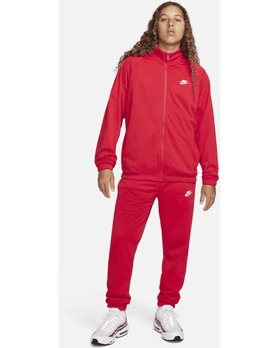 Nike Club Poly-knit Tracksuit Polyester - Red
