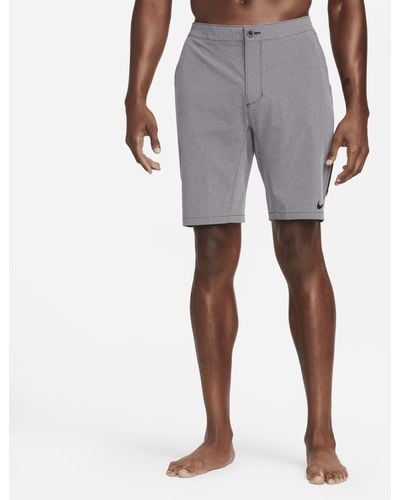 Nike Shorts ibridi da mare 23 cm flow - Grigio