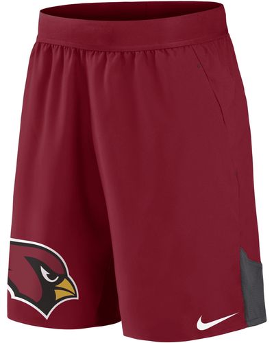 Nike Dri-fit Stretch (nfl Arizona Cardinals) Shorts - Red