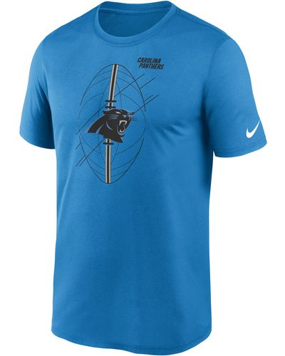 Nike Dri-fit Icon Legend (nfl Carolina Panthers) T-shirt - Blue