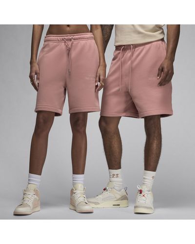 Nike Air Jordan Wordmark Fleece Shorts Cotton - Pink