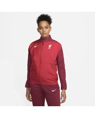 Nike Liverpool Fc Dri-fit Soccer Jacket - Red