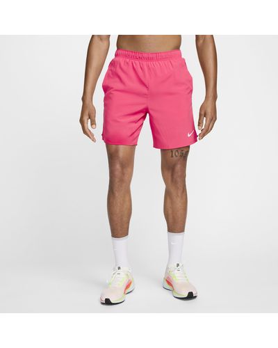 Nike Challenger Dri-fit 7" Brief-lined Running Shorts - Pink