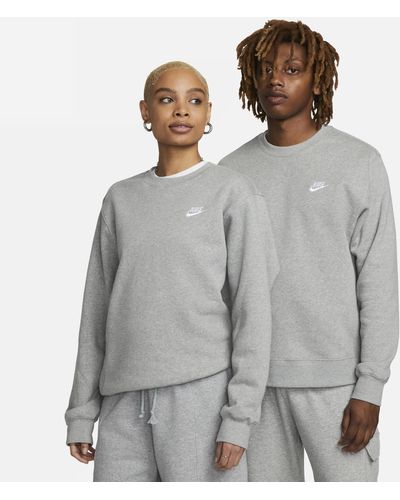 Nike Sportswear Club Fleece Crew - Gray