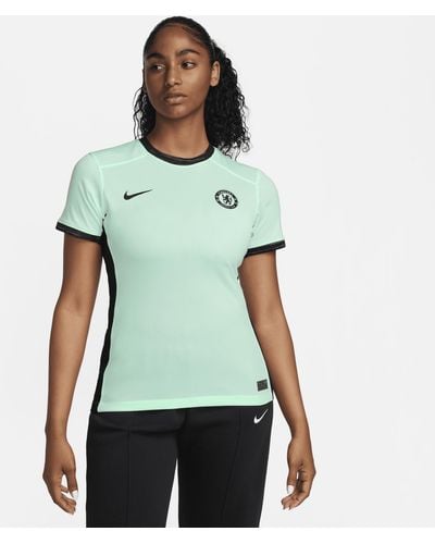 Nike Maglia da calcio dri-fit chelsea fc 2023/24 stadium da donna - Verde