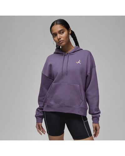 Nike Felpa pullover con cappuccio jordan - Viola