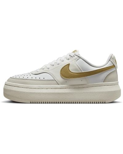 Nike Court Vision Alta Shoes Leather - White