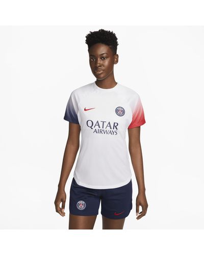 Nike Paris Saint-germain Academy Pro Dri-fit Pre-match Football Top 50% Recycled Polyester - White