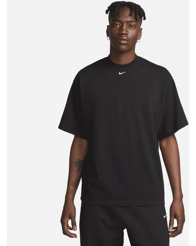 Nike Solo Swoosh Short-sleeve Heavyweight Top 'black/white'