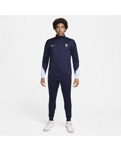 Nike Fff Strike Dri-fit Football Knit Tracksuit Polyester - Blue