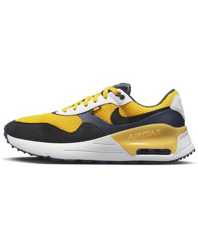 Nike College Air Max Systm (michigan) Shoes - Yellow