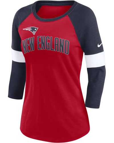 Nike Pride (nfl New England Patriots) 3/4-sleeve T-shirt - Red