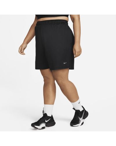 Nike Dri-fit Attack Mid-rise 5" Unlined Shorts (plus Size) - Black