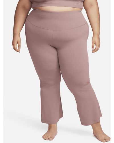Nike Yoga Dri-fit Luxe Flared Pants (plus Size) - Pink