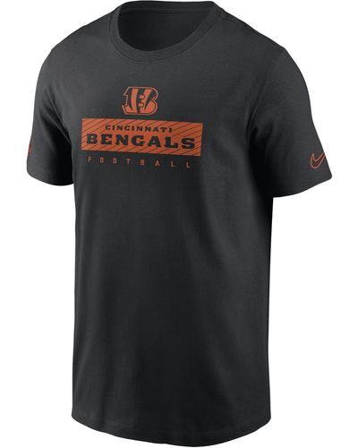 Nike Cincinnati Bengals Sideline Team Issue Dri-fit Nfl T-shirt - Black
