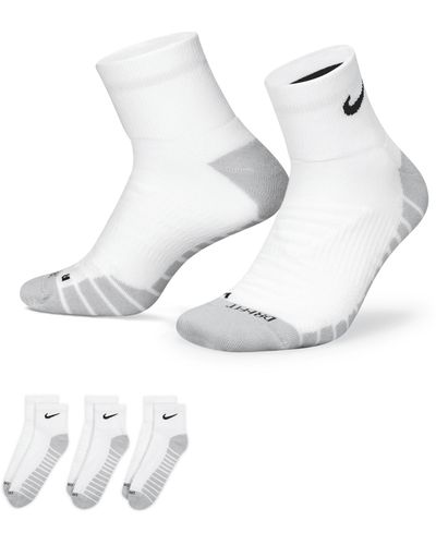 Nike Everyday Max Cushioned Training Ankle Socks - White