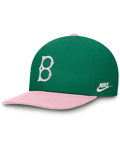 Nike Brooklyn Dodgers Malachite Pro Dri-fit Mlb Adjustable Hat - Green