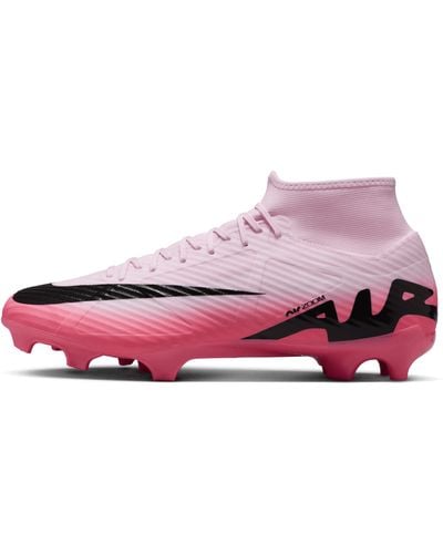 Nike Mercurial Superfly 9 Academy Mg High-top Soccer Cleats - Pink
