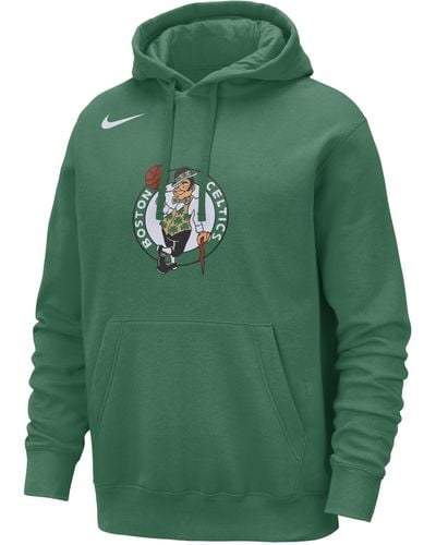 Nike Felpa pullover con cappuccio boston celtics club nba - Verde