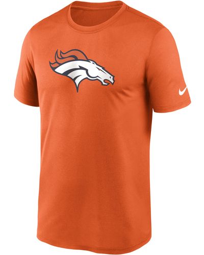 Nike Dri-fit Logo Legend (nfl Denver Broncos) T-shirt - Orange