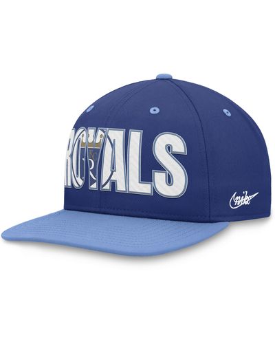 Nike Kansas City Royals Pro Cooperstown Mlb Adjustable Hat - Blue