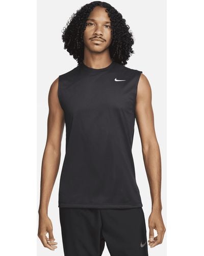 Nike Dri-fit Legend Sleeveless Fitness T-shirt - Blue