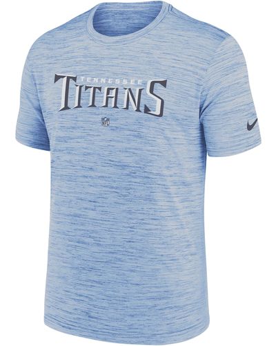 Nike Dri-fit Sideline Velocity (nfl Tennessee Titans) T-shirt - Blue