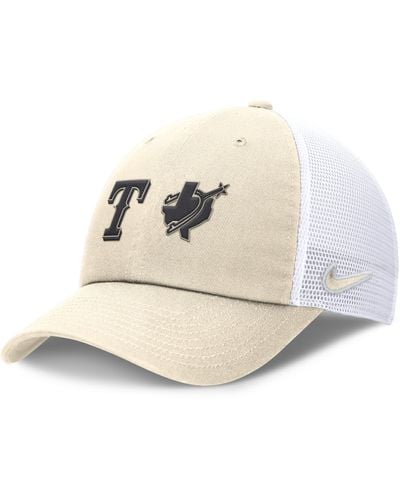 Nike Texas Rangers City Connect Club Mlb Trucker Adjustable Hat - Natural