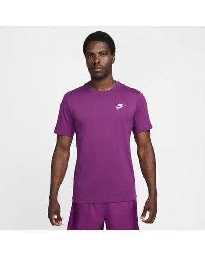 Nike T-shirt con logo bordeaux - - Viola