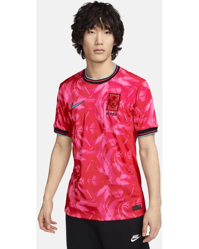 Nike Korea 2024 Stadium Home Dri-fit Football Replica Shirt - Red