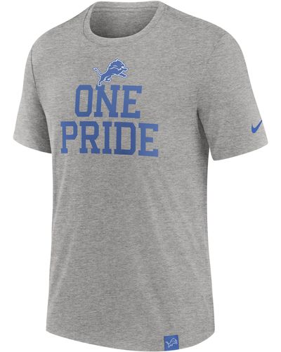 Nike Detroit Lions Blitz Nfl T-shirt - Gray